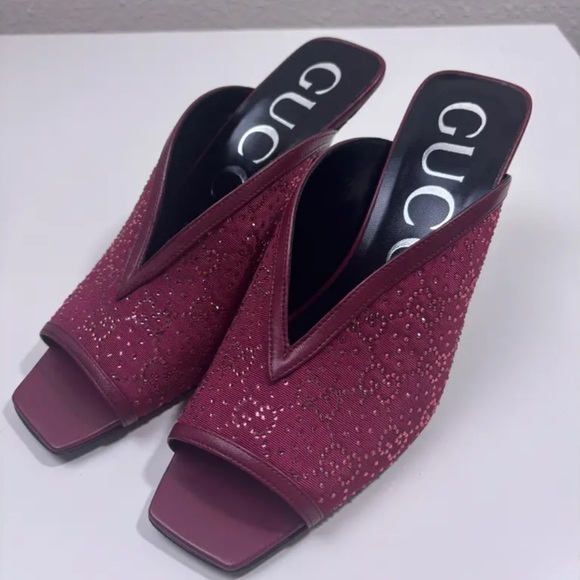 Gucci crystal mules - Picture 3 of 9